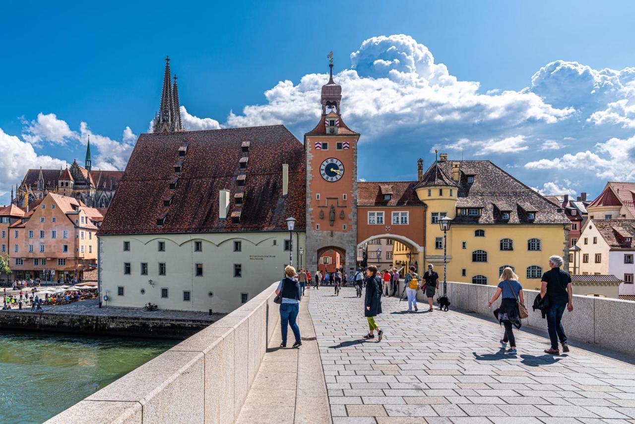 Greenleaf Lappersdorf - Terrasse - A93 Anbindung - Netflix - Stadtnah المظهر الخارجي الصورة